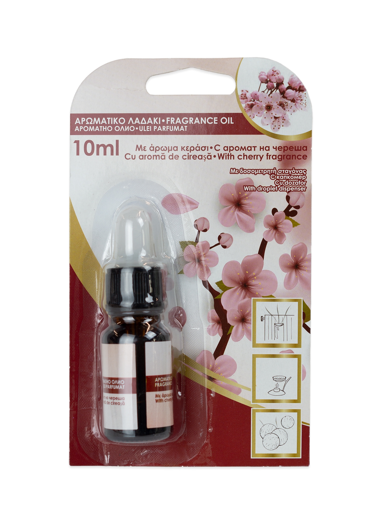 Ulei parfumat -  cu aromă de cireașă  (10 ml) Ulei parfumat -  cu aromă de cireașă  (10 ml)