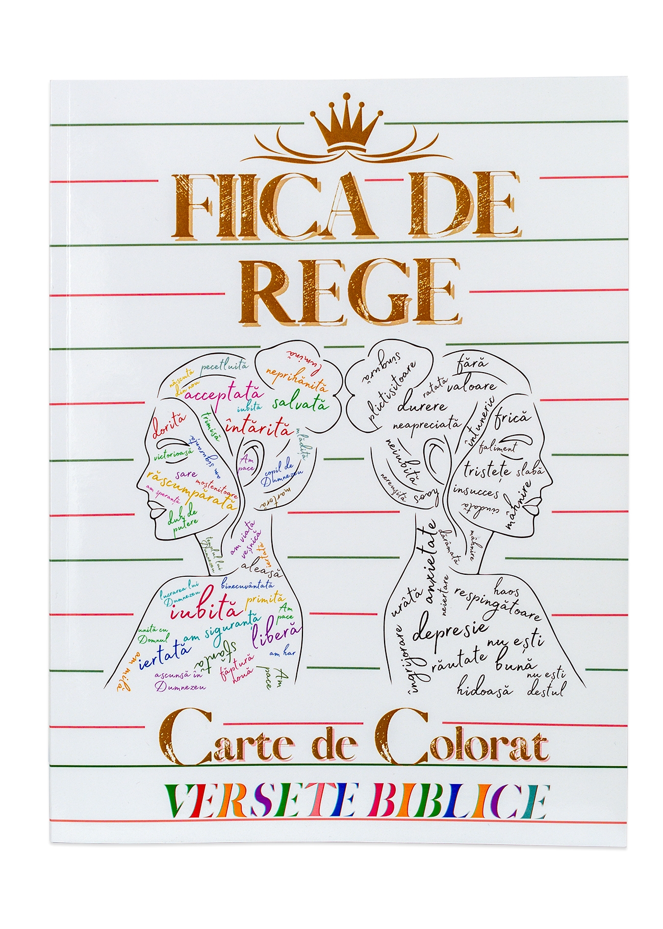 Fiică de Rege - Carte de colorat versete biblice Fiică de Rege - Carte de colorat versete biblice