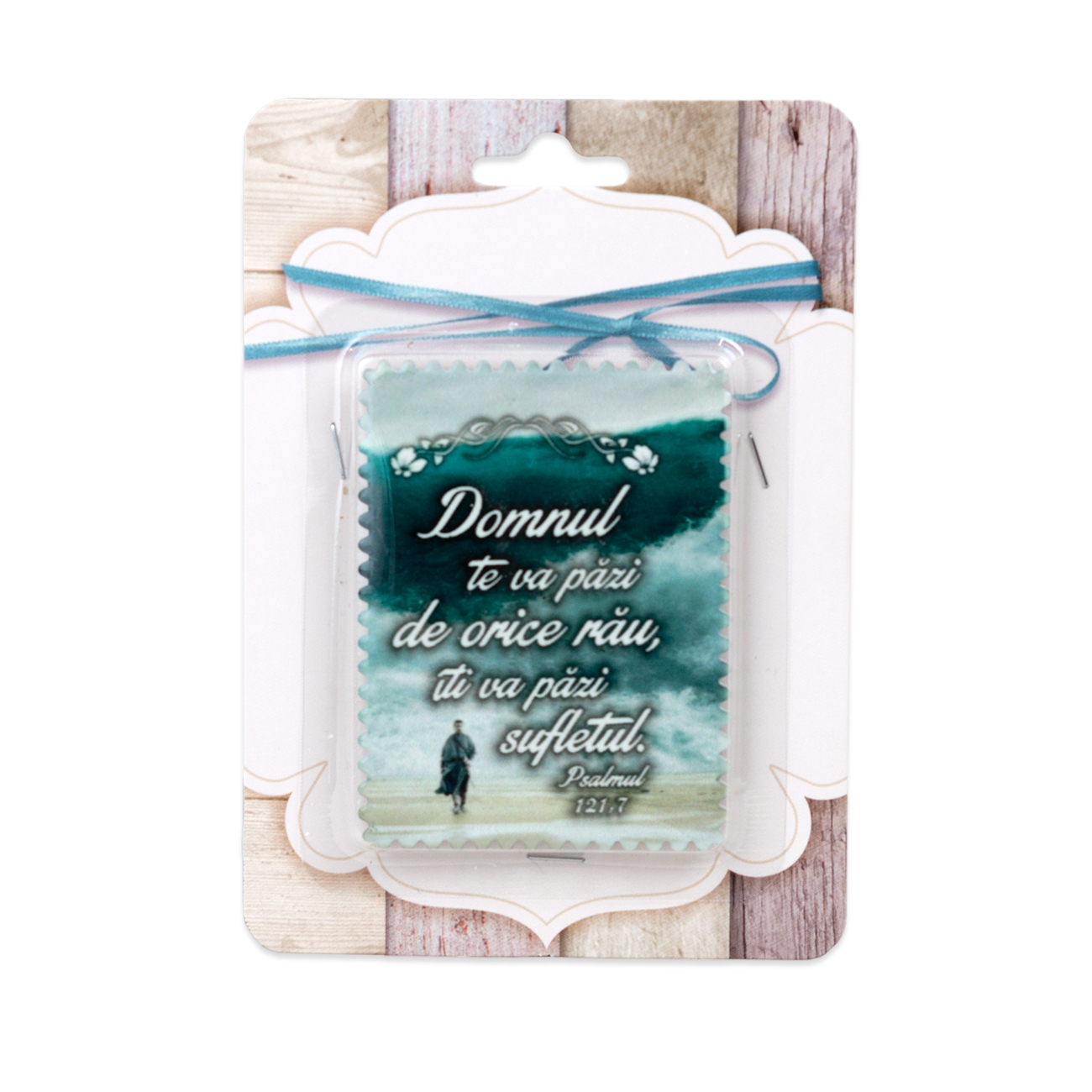 Magnet ceramic cu mesaj creștin - Domnul te va păzi (Ps. 121:7) Magnet ceramic cu mesaj creștin - Domnul te va păzi (Ps. 121:7)