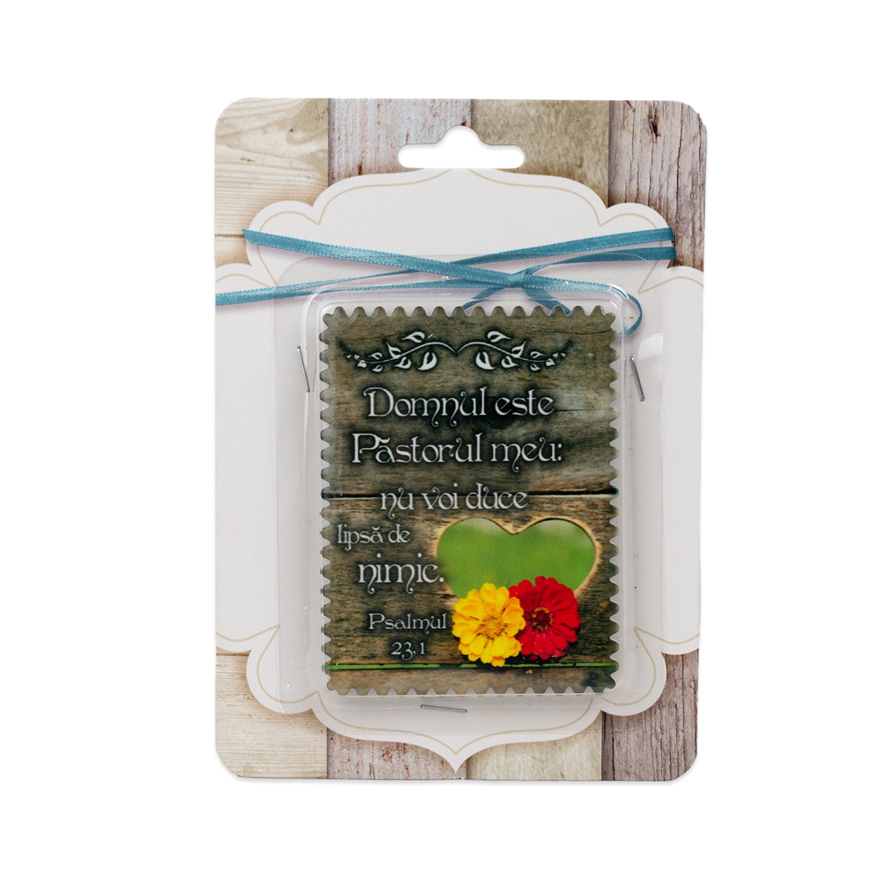 Magnet ceramic cu mesaj creștin - Domnul este Păstorul meu (Ps. 23:1) Magnet ceramic cu mesaj creștin - Domnul este Păstorul meu (Ps. 23:1)