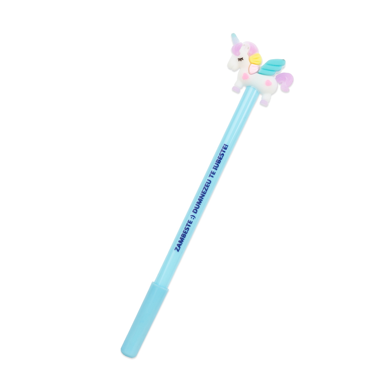 Pix cu gel, în capăt cu animăluțe, de diferite culori.  (albastru) Pix cu gel, în capăt cu animăluțe, de diferite culori.  (albastru)