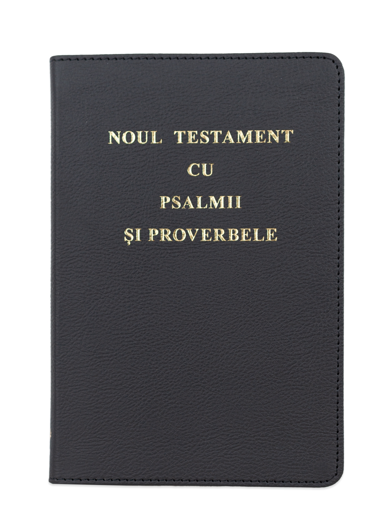 Noul Testament cu Psalmii și Proverbele, marime mica, coperta flexibila, neagra, scris mare, cuv. lui Isus cu rosu Noul Testament cu Psalmii și Proverbele, marime mica, coperta flexibila, neagra, scris mare, cuv. lui Isus cu rosu