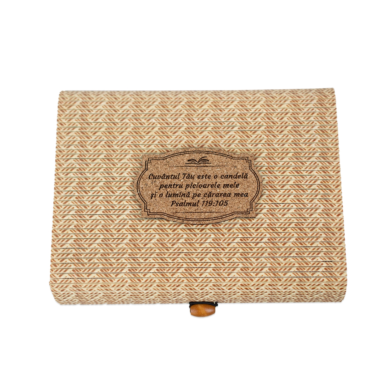Cutie din bambus cu "Versete culese pentru suflete alese" (250 de versete)