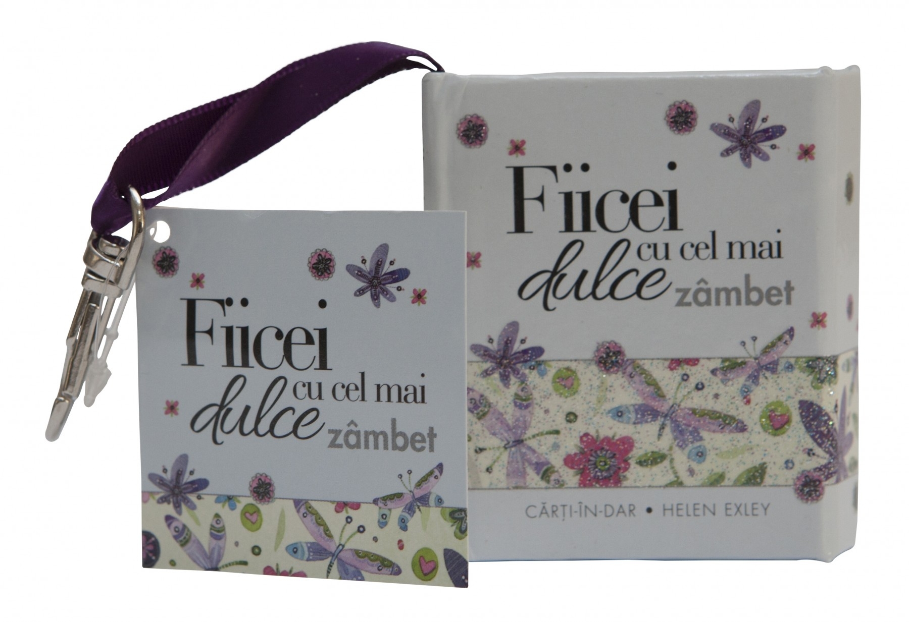 Carte breloc. Fiicei cu cel mai dulce zambet