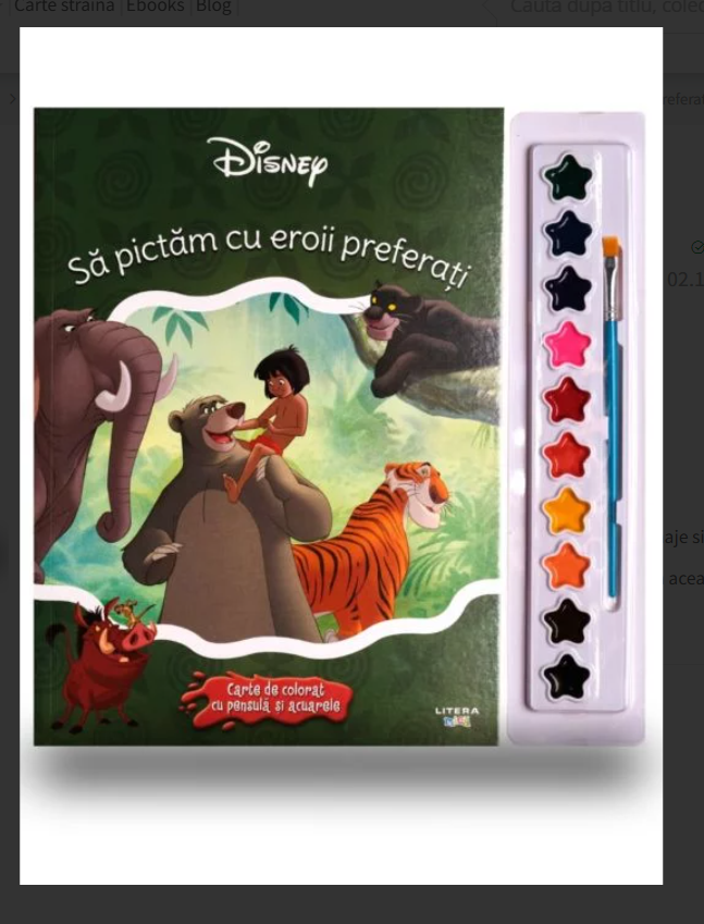 Sa pictam cu eroii preferati - Disney Sa pictam cu eroii preferati - Disney