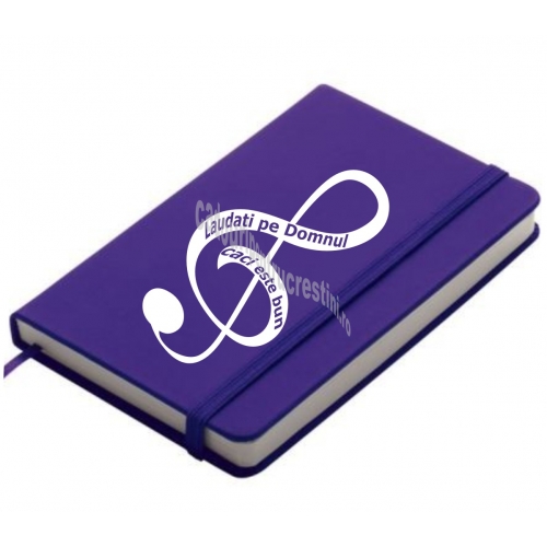 Carnetel A5 -Laudati pe Domnul (mov) Carnetel A5 -Laudati pe Domnul (mov)