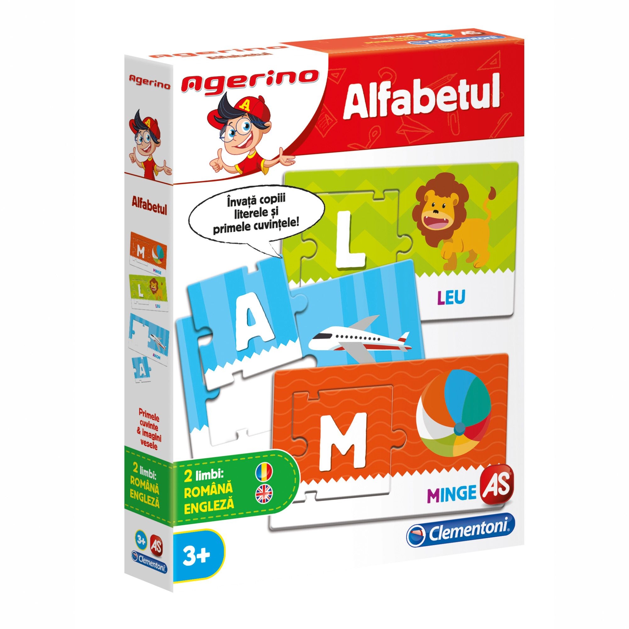 Alfabetul - Joc Clementoni Agerino (3+) Alfabetul - Joc Clementoni Agerino (3+)