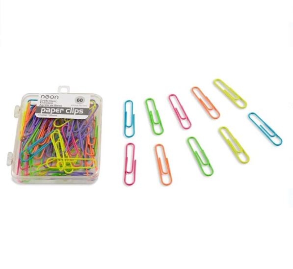 Agrafe de birou colorate, 50 mm - 60 buc. Agrafe de birou colorate, 50 mm - 60 buc.