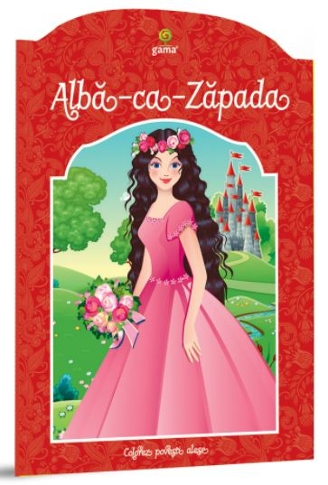 Alba ca Zapada - Carte de colorat cu povesti (3-6 ani) Alba ca Zapada - Carte de colorat cu povesti (3-6 ani)