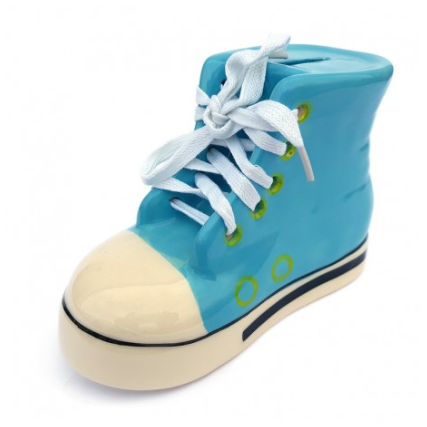 Pusculita - ghetuta sport albastru deschis (16 cm) Pusculita - ghetuta sport albastru deschis (16 cm)