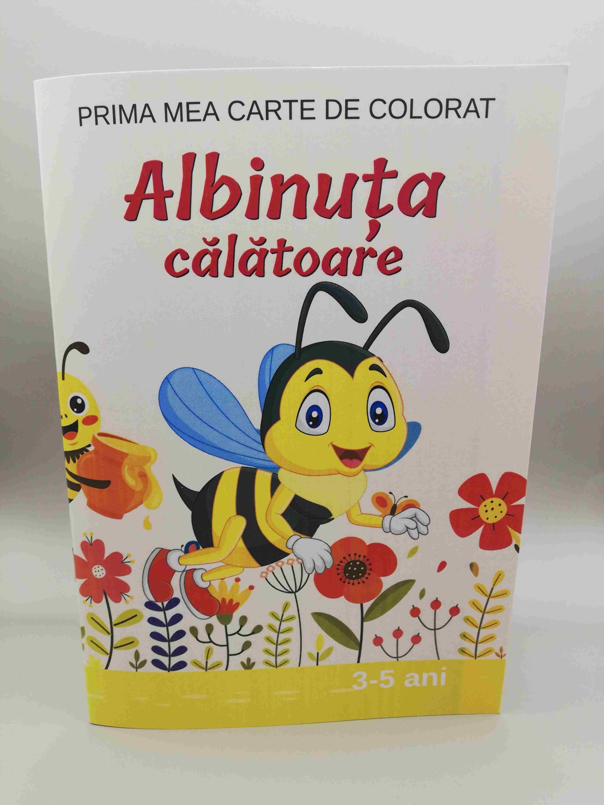 Albinuta calatoare - Carte de colorat (3-5 ani) Albinuta calatoare - Carte de colorat (3-5 ani)