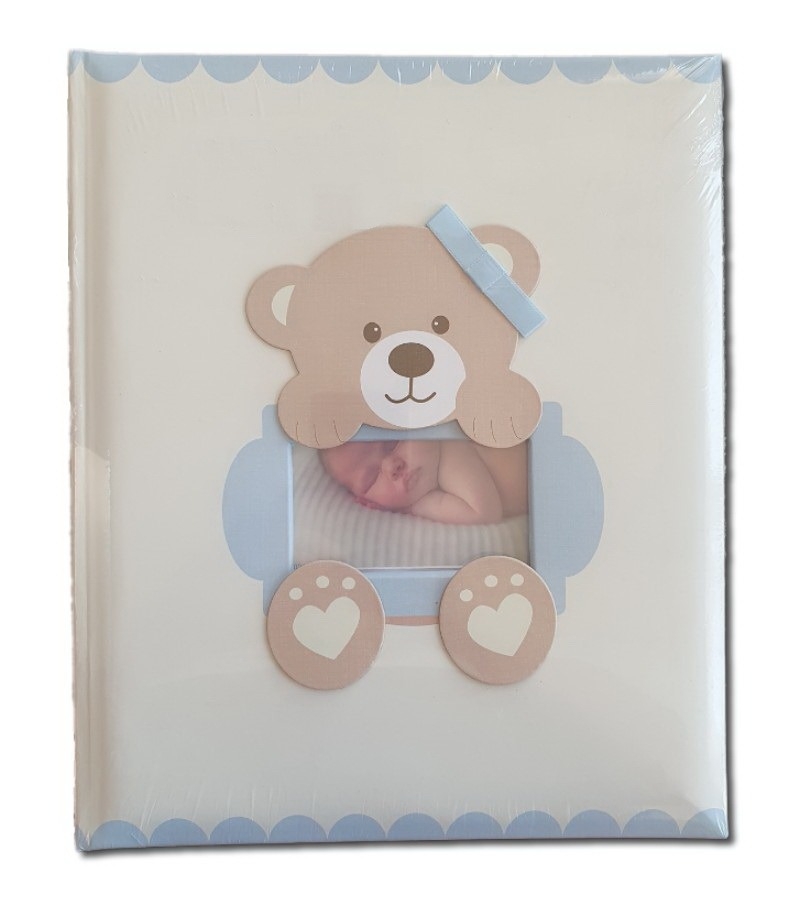 Album foto  ursulet albastru  baby (25x30x3.5cm) Album foto  ursulet albastru  baby (25x30x3.5cm)