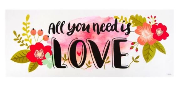 Autocolant de perete - All you need is LOVE (50x20cm) Autocolant de perete - All you need is LOVE (50x20cm)