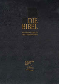Biblia în limba germană - Die Bibel, Schlachter 2000, neagra