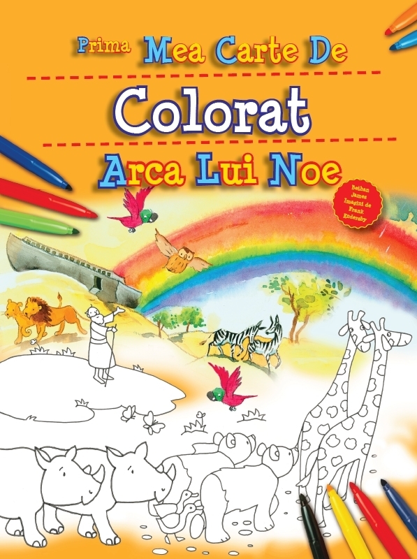 Arca lui Noe - Carte de colorat Arca lui Noe - Carte de colorat