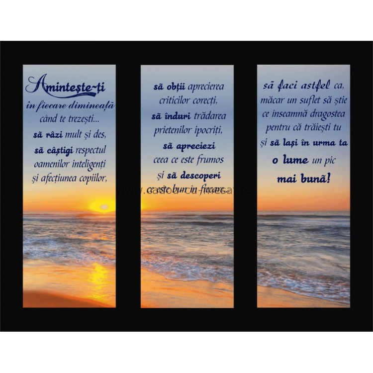 Placheta catifea - Aminteste-ți în fiecare dimineață Placheta catifea - Aminteste-ți în fiecare dimineață