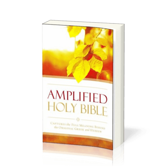 [ANTICARIAT]  Biblia aplificata in limba engleza - English Bible, Amplified Bible, Outreach Bible, paperback, illustrated cover   (Produs cu defect)