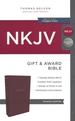 Biblia medie în limba engleză, imitatie piele - New King James Version Bible, Gift & Award