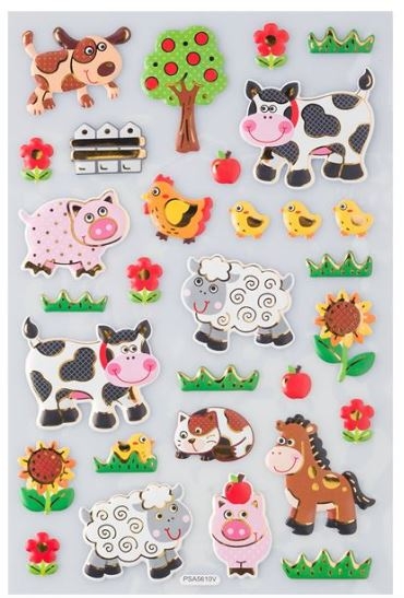 Autocolante Pop Up - Animale de la ferma, 30 buc. (3+) Autocolante Pop Up - Animale de la ferma, 30 buc. (3+)