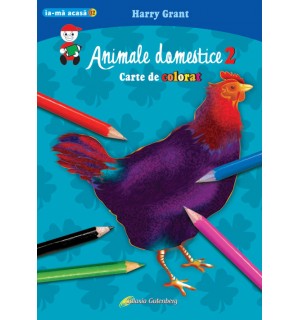 Animale domestice 2 - carte de colorat Animale domestice 2 - carte de colorat