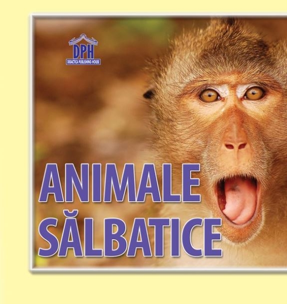 Animale salbatice - Carte pliata (0-2 ani)