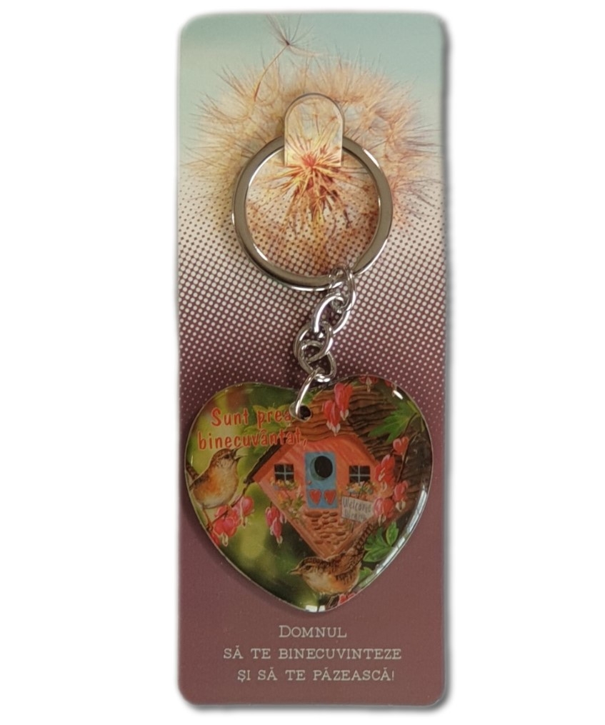 Breloc fata/verso - Sunt prea binecuvantat / Ca sa fiu stresat Breloc fata/verso - Sunt prea binecuvantat / Ca sa fiu stresat