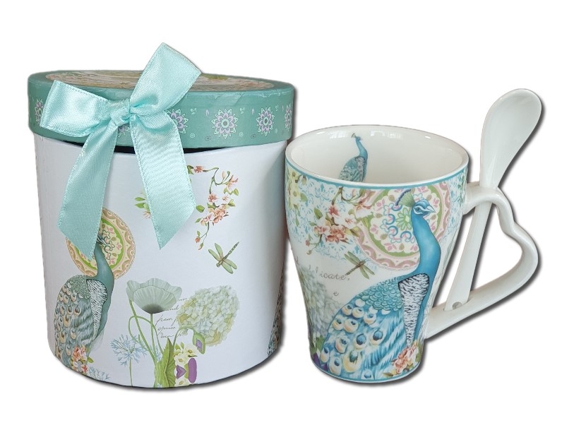 Cana cu lingurita - paun Cana cu lingurita - paun