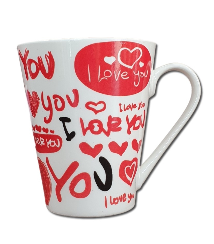 Cana cu mesaj - I love you Cana cu mesaj - I love you