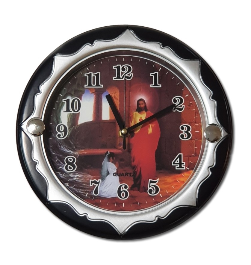 Ceas rotund - imagini biblice Isus Ceas rotund - imagini biblice Isus