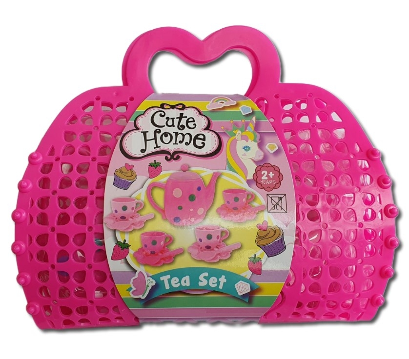 Poseta cu set de servit ceaiul - Jucarii pentru copii (2+) Poseta cu set de servit ceaiul - Jucarii pentru copii (2+)
