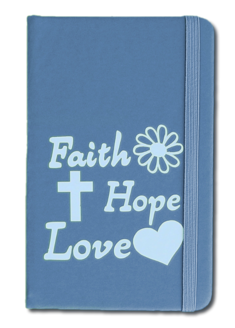 Carnetel A6 -Faith (albastru) Carnetel A6 -Faith (albastru)