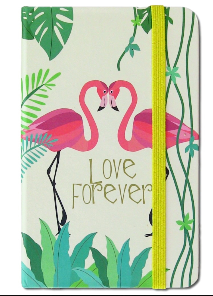 Caiet pentru femei - Flamingo Love Forever ( 9x14x1.5 cm ) Caiet pentru femei - Flamingo Love Forever ( 9x14x1.5 cm )