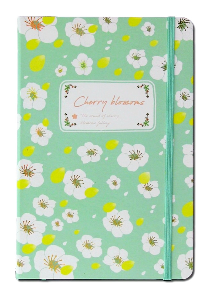 Caiet pentru femei - Cherry albastra  ( 14x21x1.5 cm ) Caiet pentru femei - Cherry albastra  ( 14x21x1.5 cm )