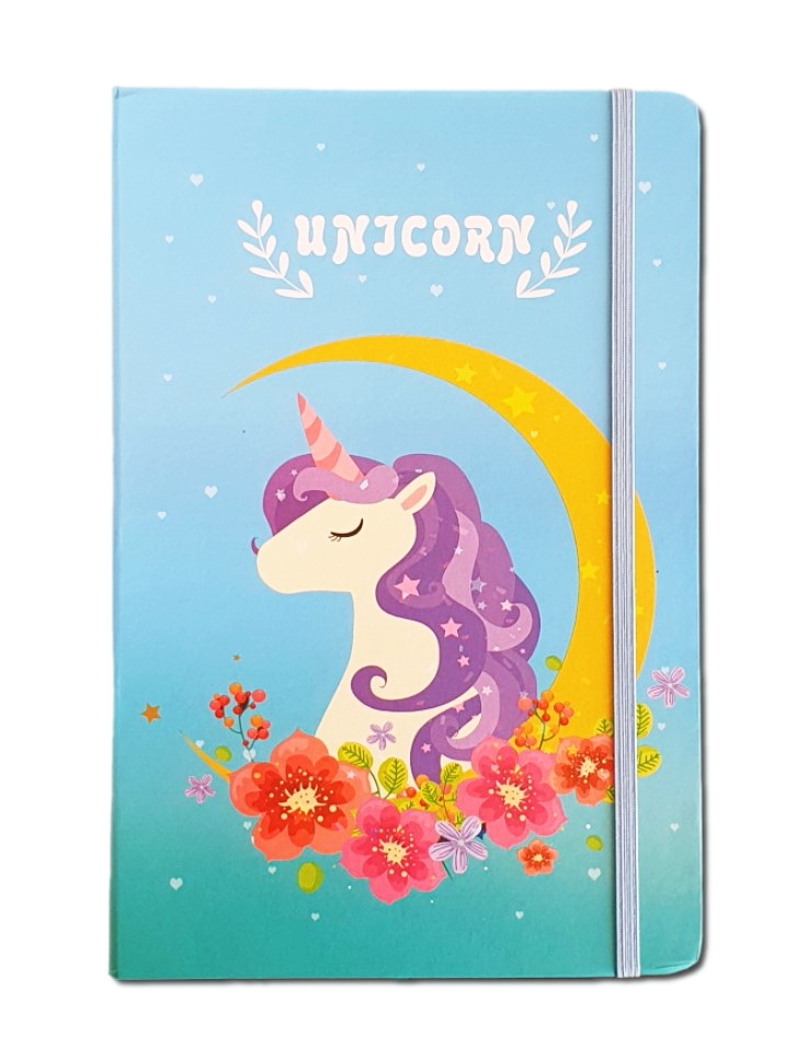Caiet pentru femei - Unicorn, albastru/turcoaz ( 9x14x1.5 cm ) Caiet pentru femei - Unicorn, albastru/turcoaz ( 9x14x1.5 cm )