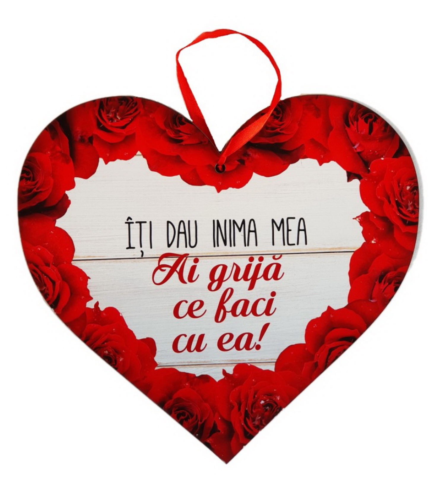 Tablita perete - Iti dau inima mea Tablita perete - Iti dau inima mea