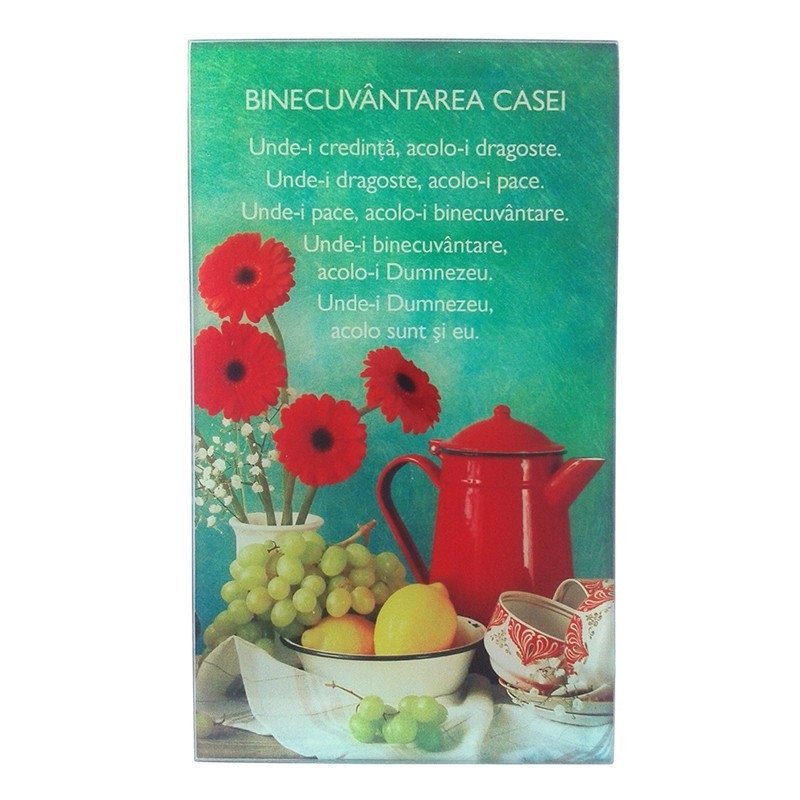 Aplica sticla - "Binecuvântarea caseii... " Aplica sticla - "Binecuvântarea caseii... "