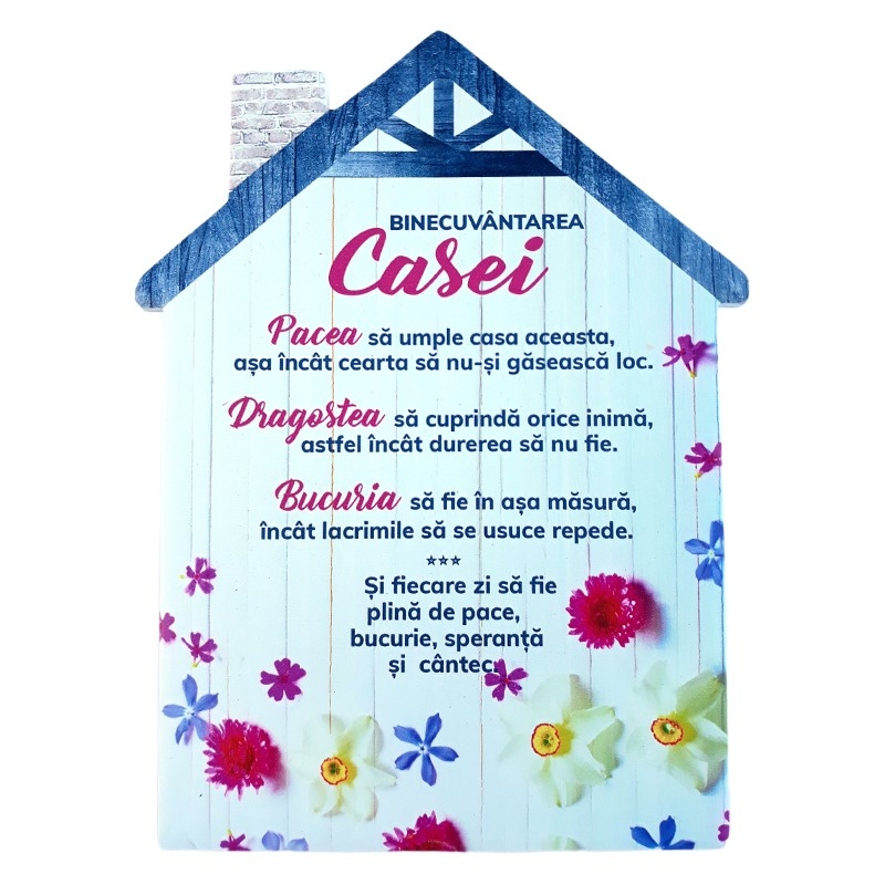 Aplica  ceramica - ''Binecuvântarea casei...'' (model 5) Aplica  ceramica - ''Binecuvântarea casei...'' (model 5)