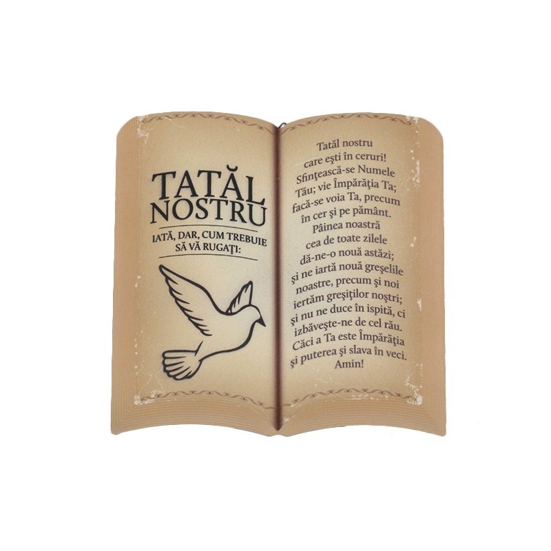 Aplica carte deschisa - Tatal nostru Aplica carte deschisa - Tatal nostru