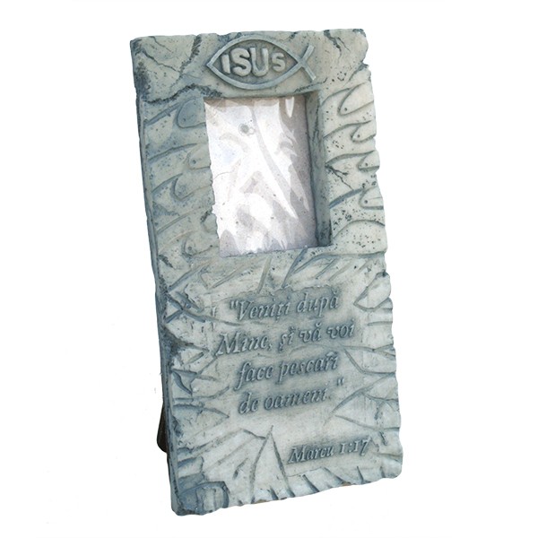 Rama foto aplica  - Veniti dupa Mine si va voi face pescari de oameni (6x5 cm) Rama foto aplica  - Veniti dupa Mine si va voi face pescari de oameni (6x5 cm)