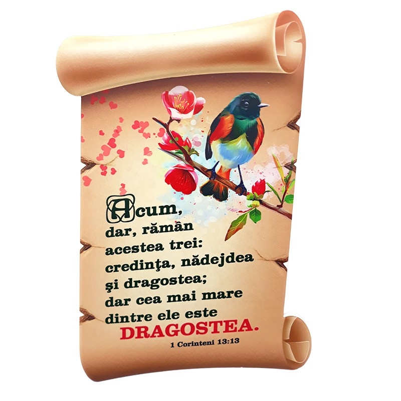 Aplica papirus ceramica - Dragostea (14x21 cm) Aplica papirus ceramica - Dragostea (14x21 cm)