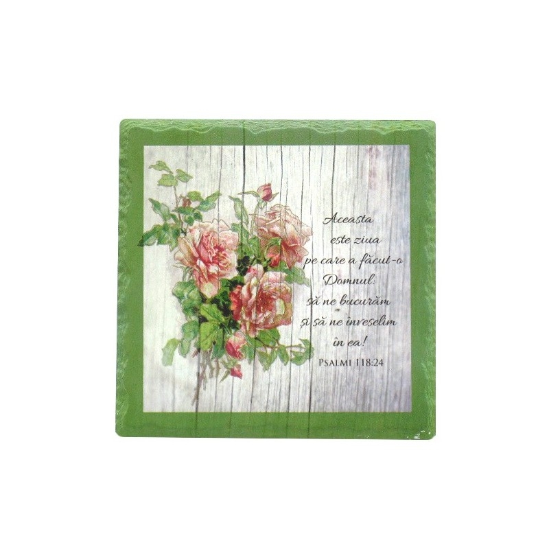 Suport cratita patrat - Aceasta este ziua (20 x 20 cm) Suport cratita patrat - Aceasta este ziua (20 x 20 cm)