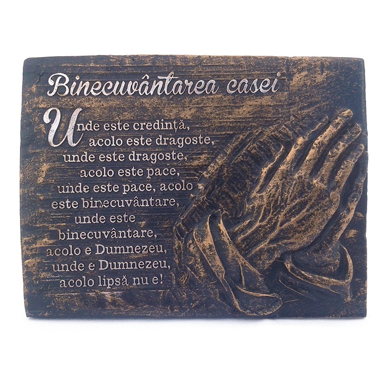 Aplica rasina - Binecuvantarea casei Aplica rasina - Binecuvantarea casei