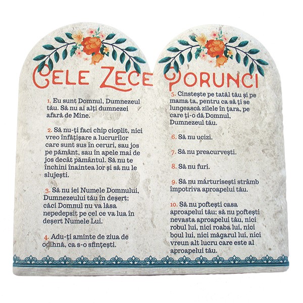 Aplica - Cele Zece porunci (color) Aplica - Cele Zece porunci (color)
