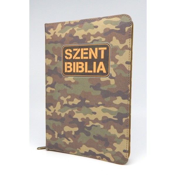 Szent Biblia - Közepes Biblia, Katona Mintás, Cipzárral, Regiszterrel, Károli Gáspár Forditása (Biblia medie in lb. maghiara, fermoar, index) Szent Biblia - Közepes Biblia, Katona Mintás, Cipzárral, Regiszterrel, Károli Gáspár Forditása (Biblia medie in lb. maghiara, fermoar, index)