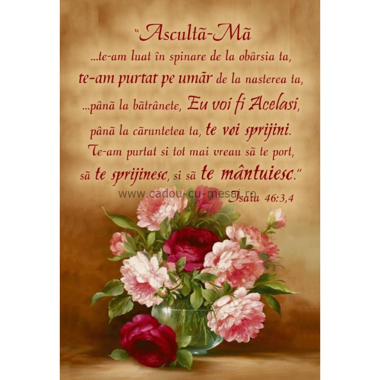 Poster versete - Asculta-ma Poster versete - Asculta-ma