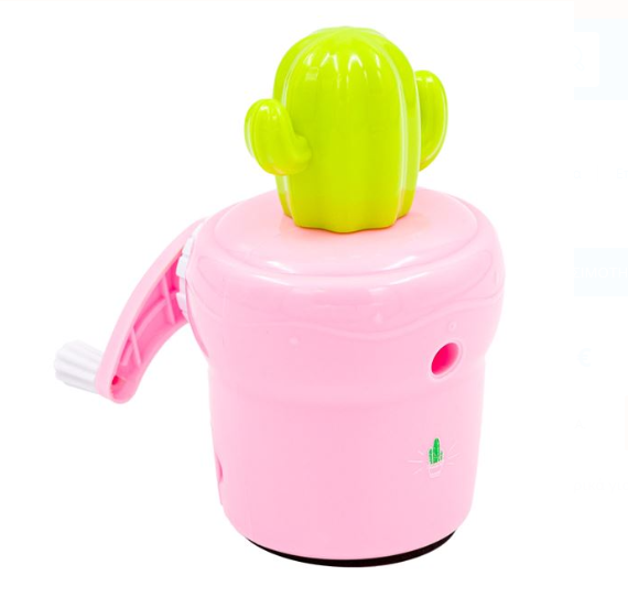 Ascutitoare mecanica, roz - Cactus Ascutitoare mecanica, roz - Cactus