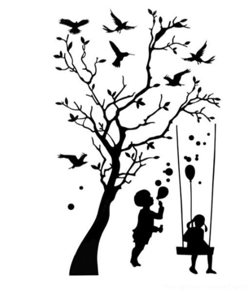 Autocolant decorativ pentru priza - Pom (15x24cm) Autocolant decorativ pentru priza - Pom (15x24cm)