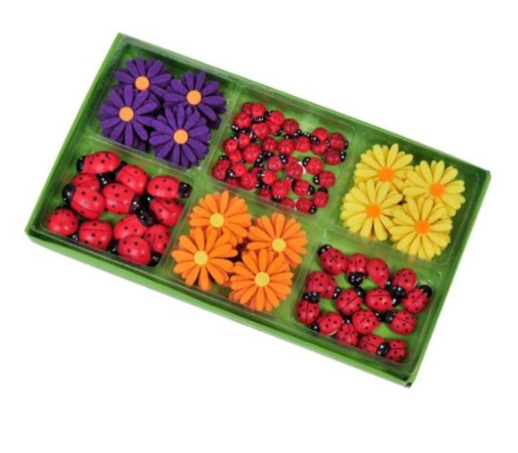 Autocolante decorative - Margarete si Buburuze - 70 buc.