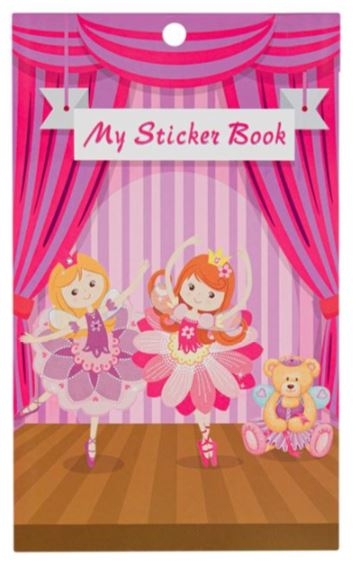 Carte cu autocolante - Balerine, 6 File (3+)