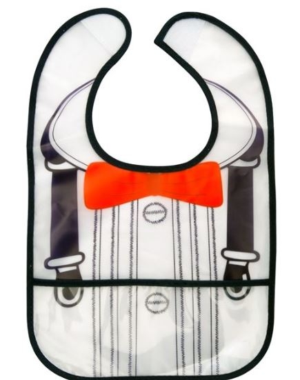 Bavetica Peva cu buzunar - Papion (9m+) Bavetica Peva cu buzunar - Papion (9m+)